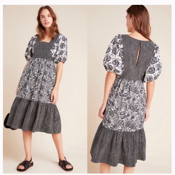 Anthropologie Dresses & Skirts - NWT Anthropologie Adrienne Flounced Midi Dress